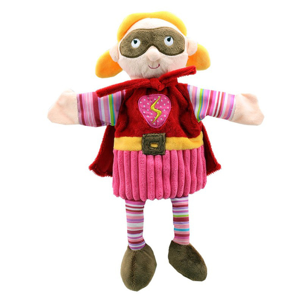 The Puppet Co Story Telling Puppet, Superhero (Pink) PC001902